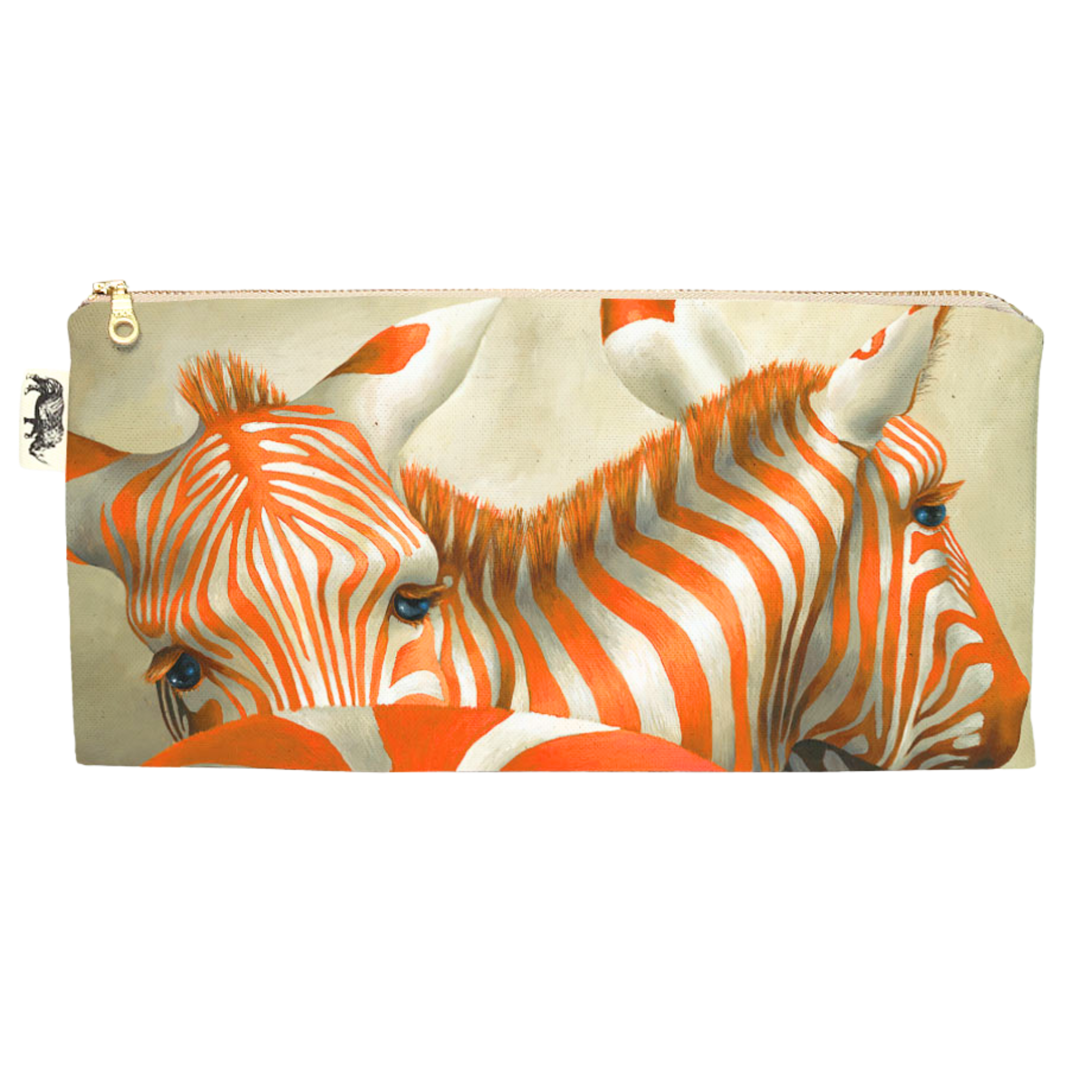 Orange or Pink Zebra Pencil Cases