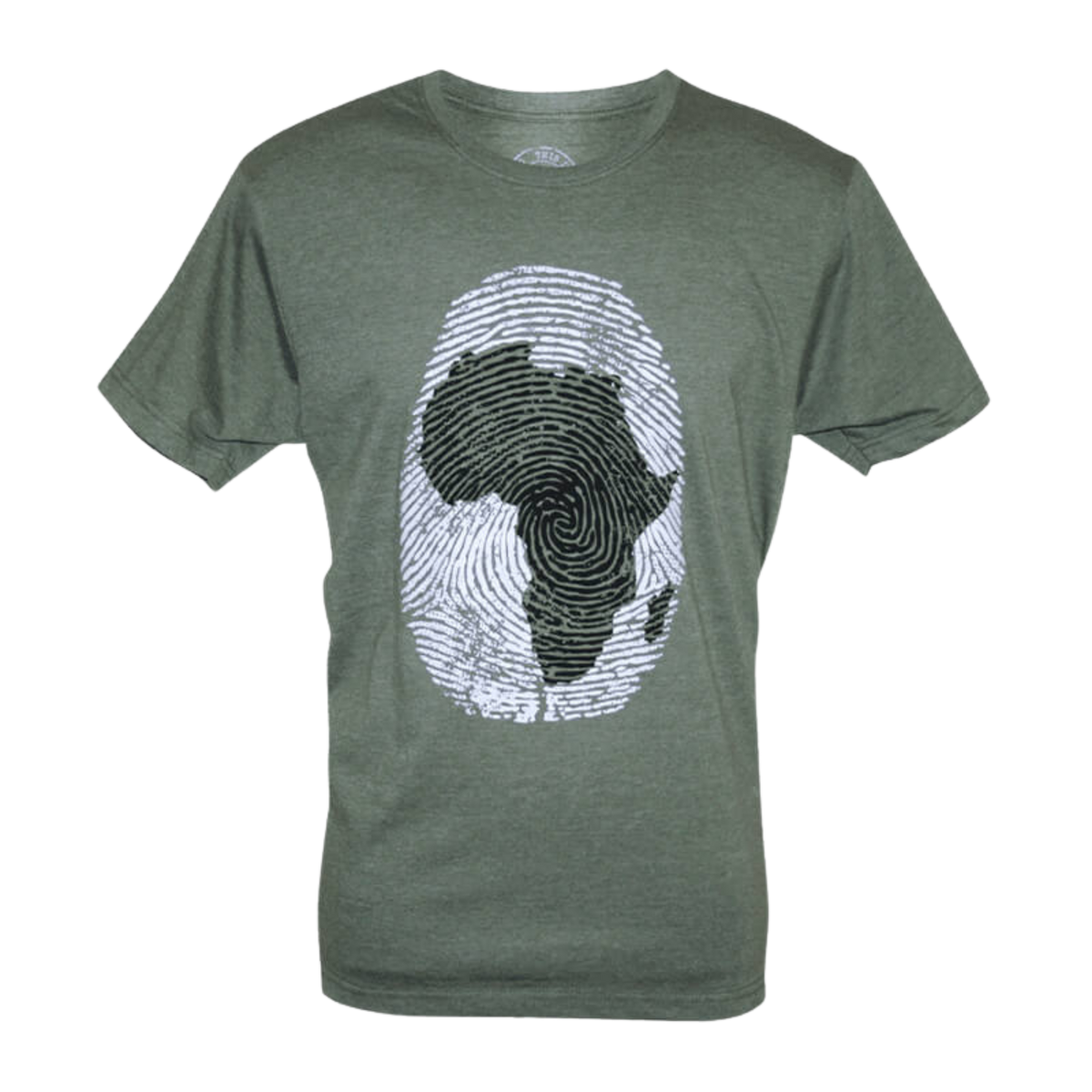 Africa Thumbprint T-Shirt - Khaki