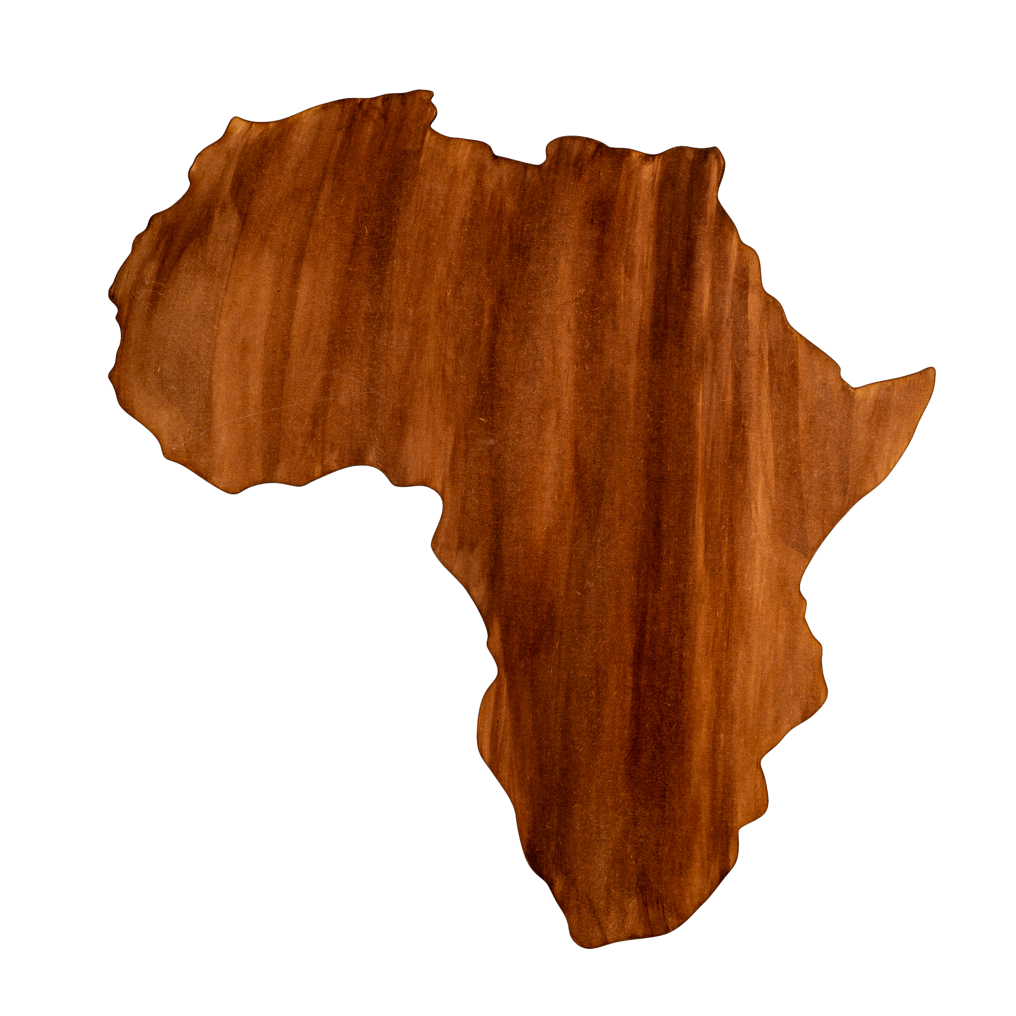 Wooden Laser Cut Africa Map