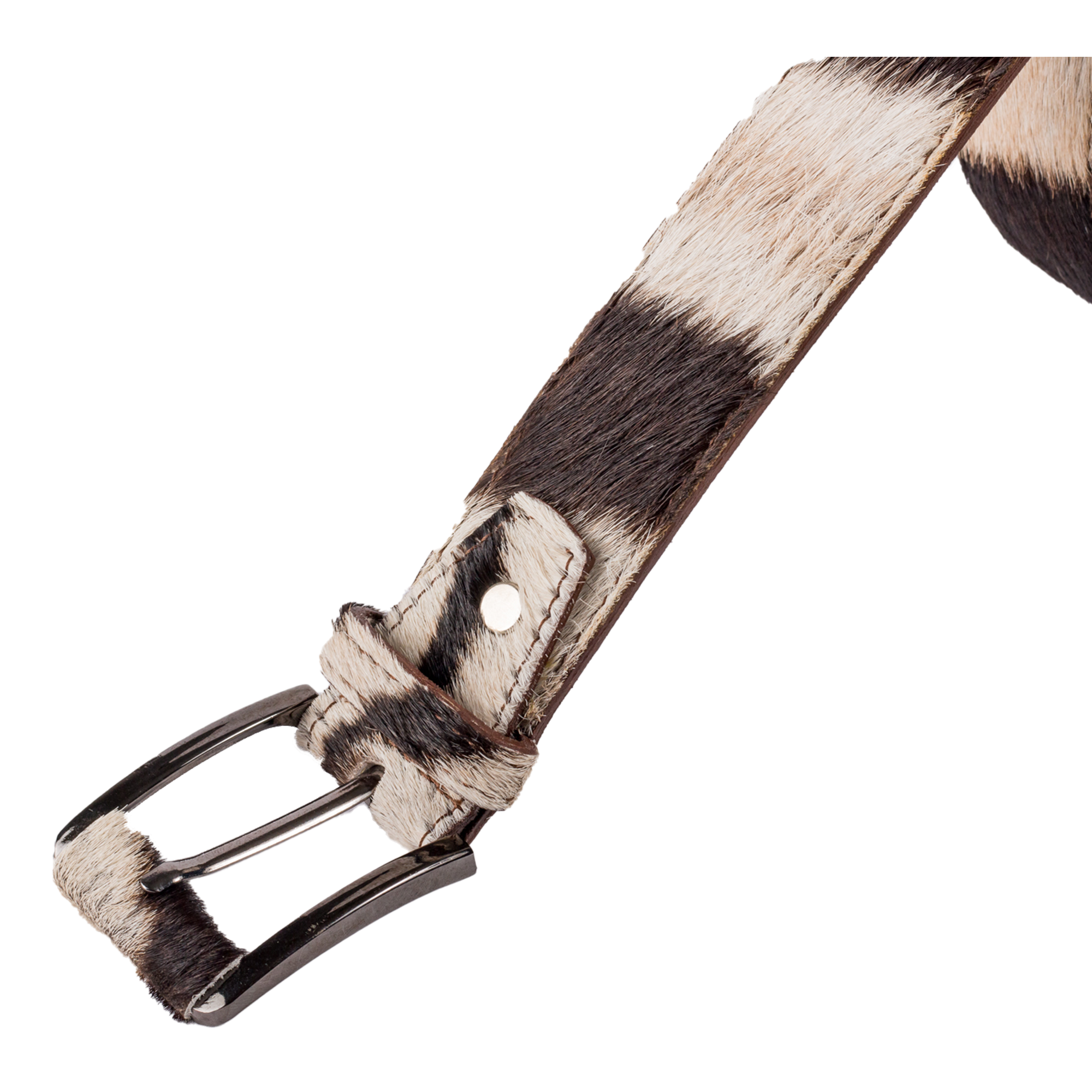 Genuine Leather Zebra Belt