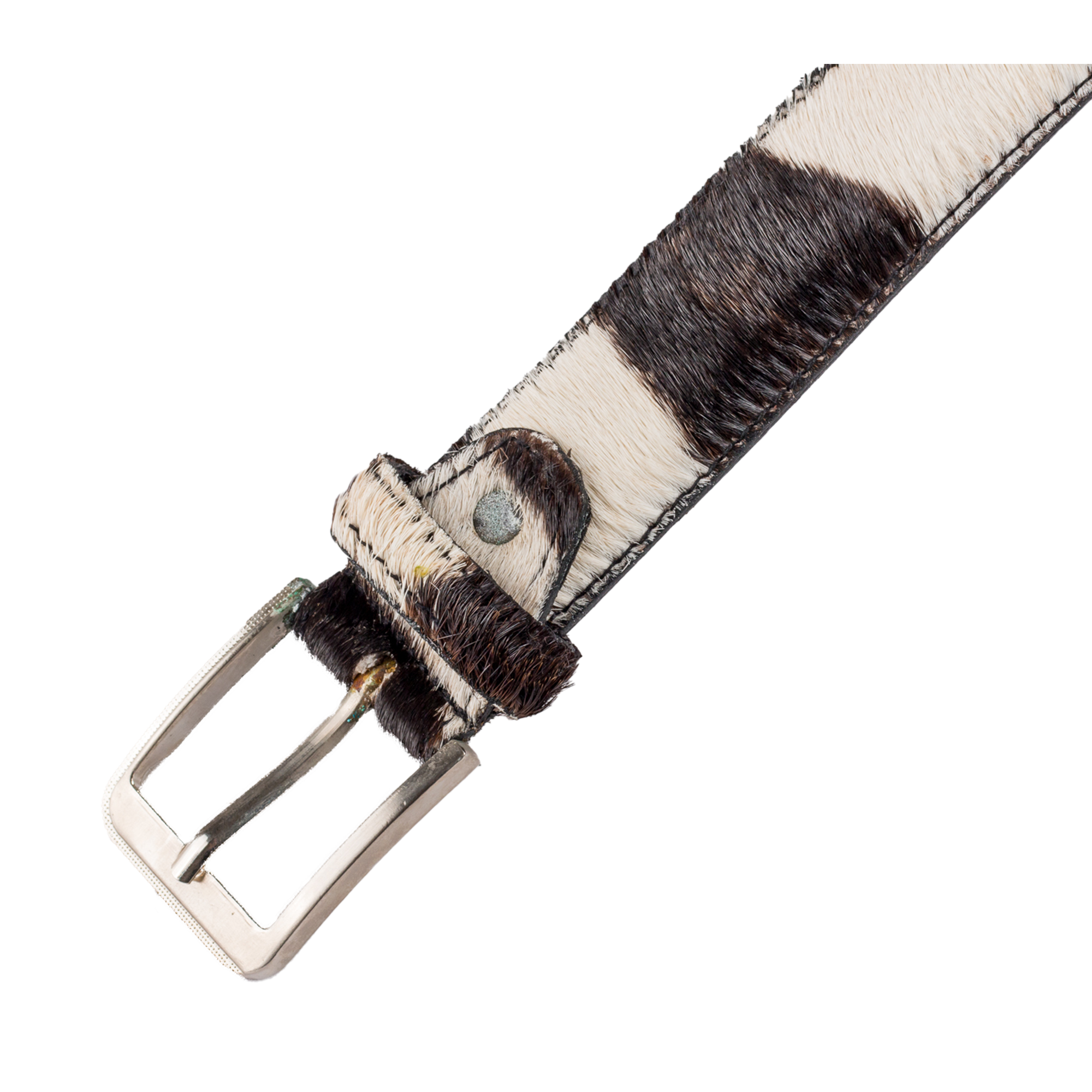 Genuine Leather Zebra Belt