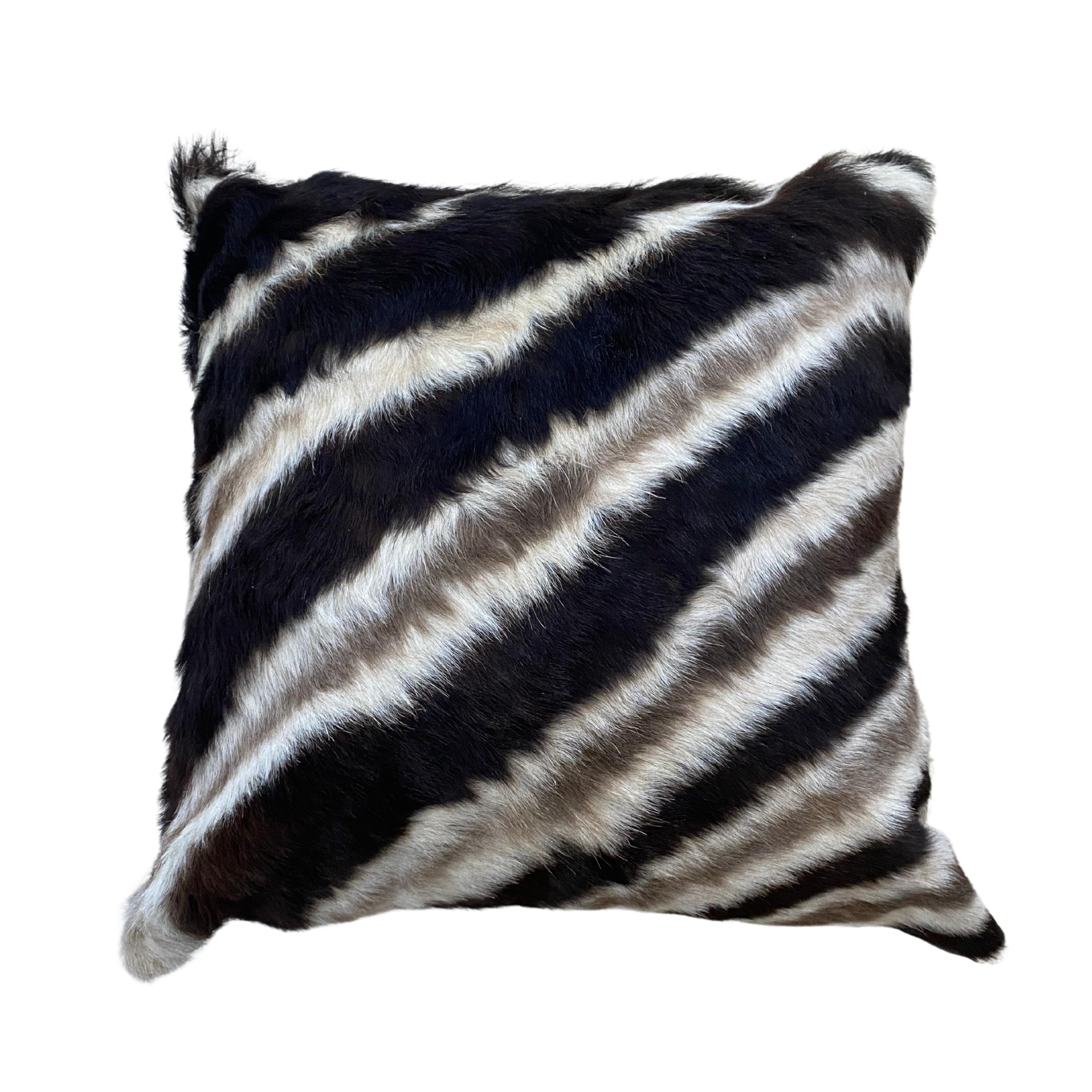 Zebra Skin Cushion Cover