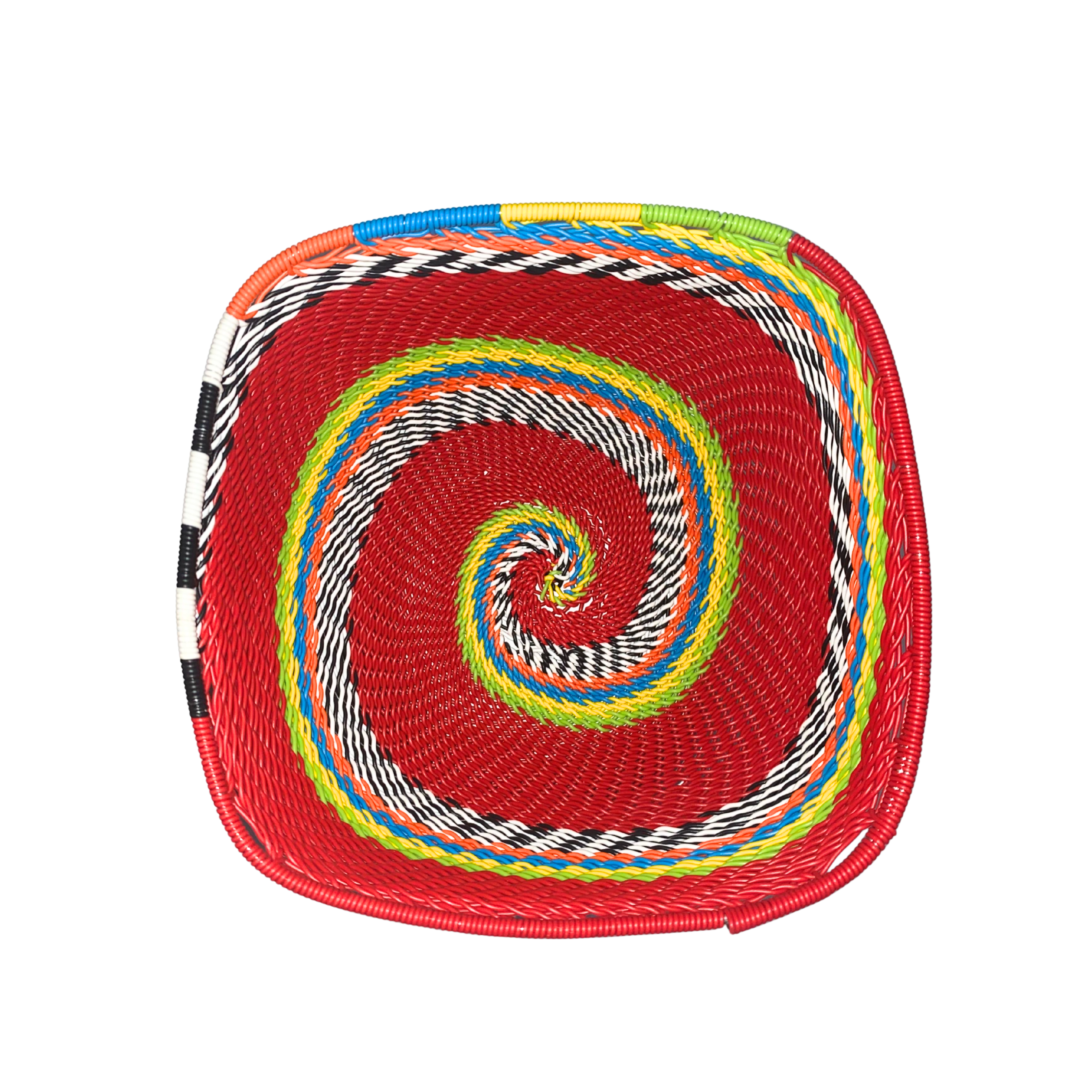 Zulu Telephone Wire Square Bowls (14cm)