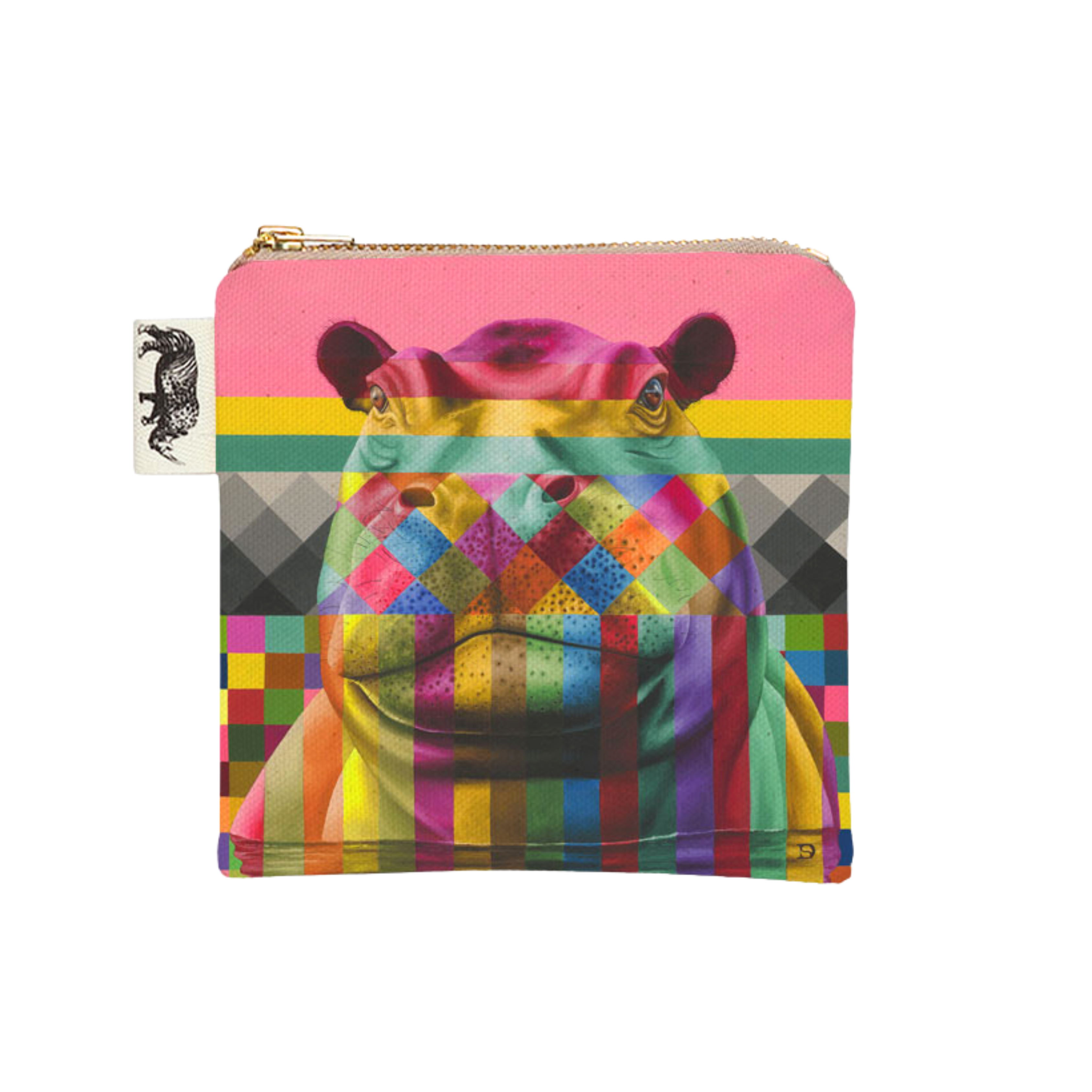 Colourful Hippo Coin Purse